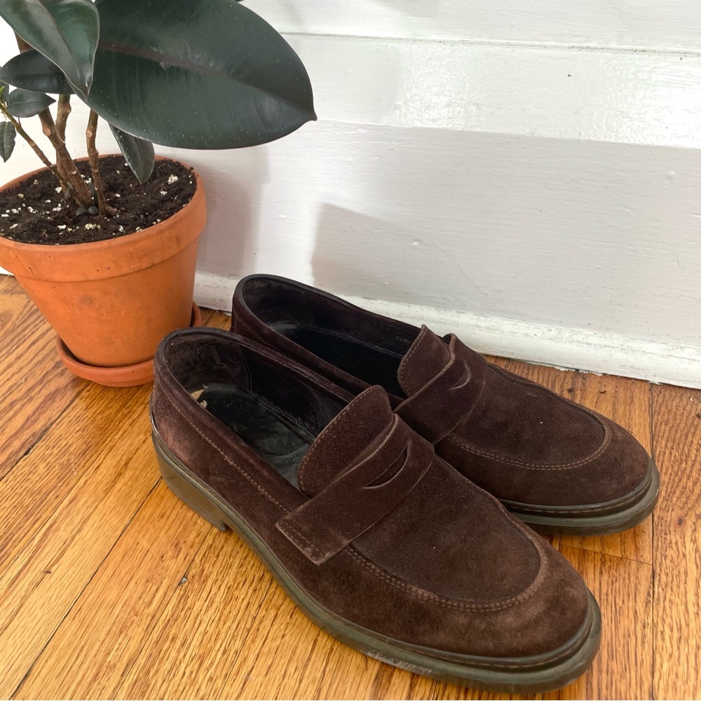 Vintage Leather Penny Loafers